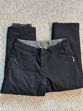 Men's Black Insulated Winter Pants